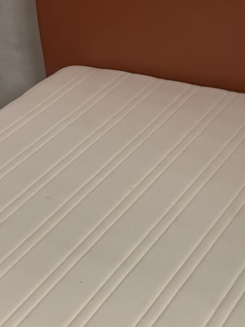 【東京23区配送無料】ダブルベッド　フレーム　セット　レザー　ホテル　140cm