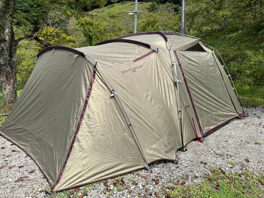 タフスクリーン2ルームハウスナチュラム限定カラーインナーマット、グランドシート付