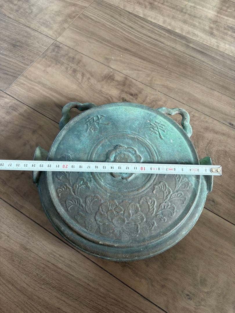 鰐口 古銅 重量3kg 仏具 仏教美術 古美術 骨董 鳴物 鐘 梵音具