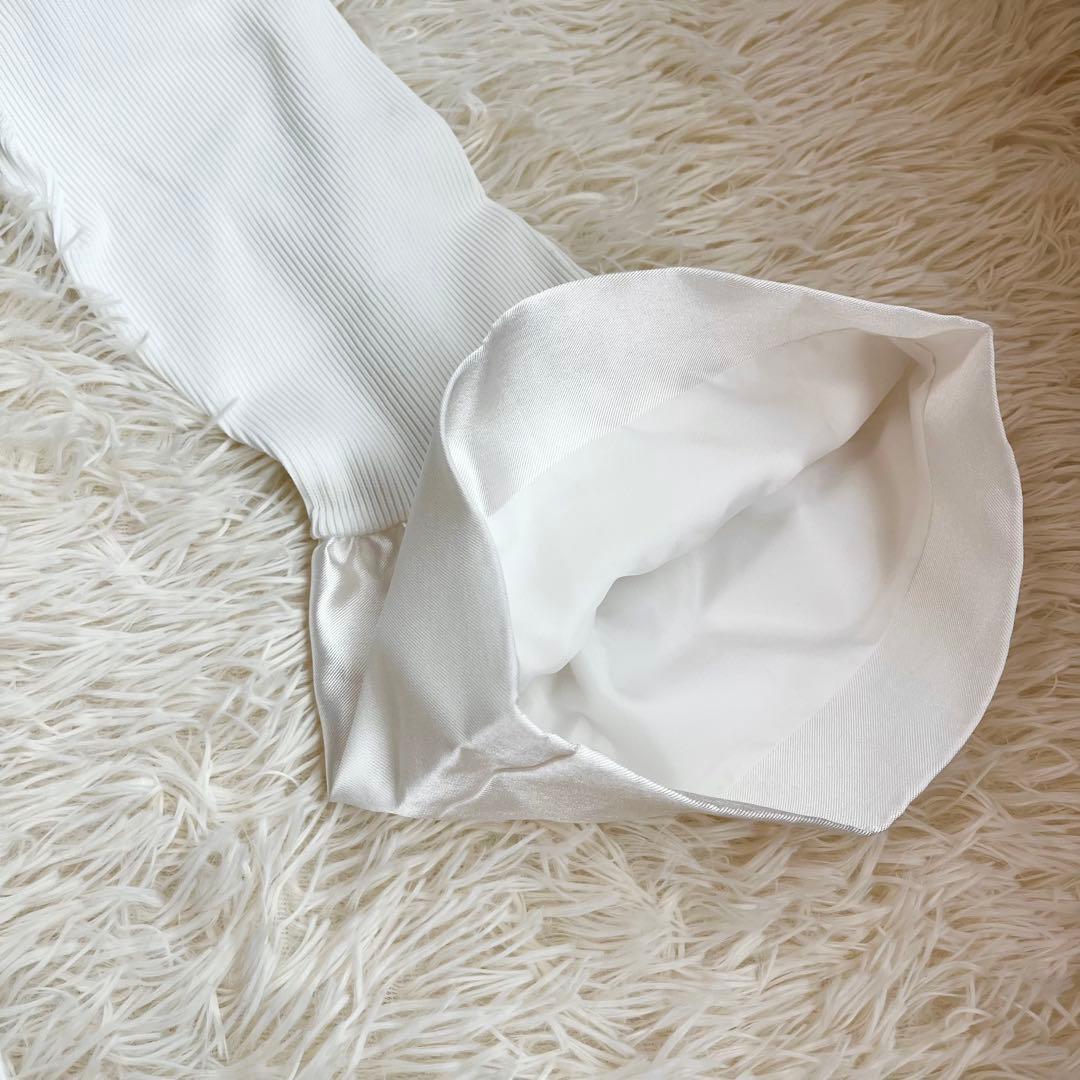 セルフォード CELFORD ベルスリーブリブニットプルオーバー 38