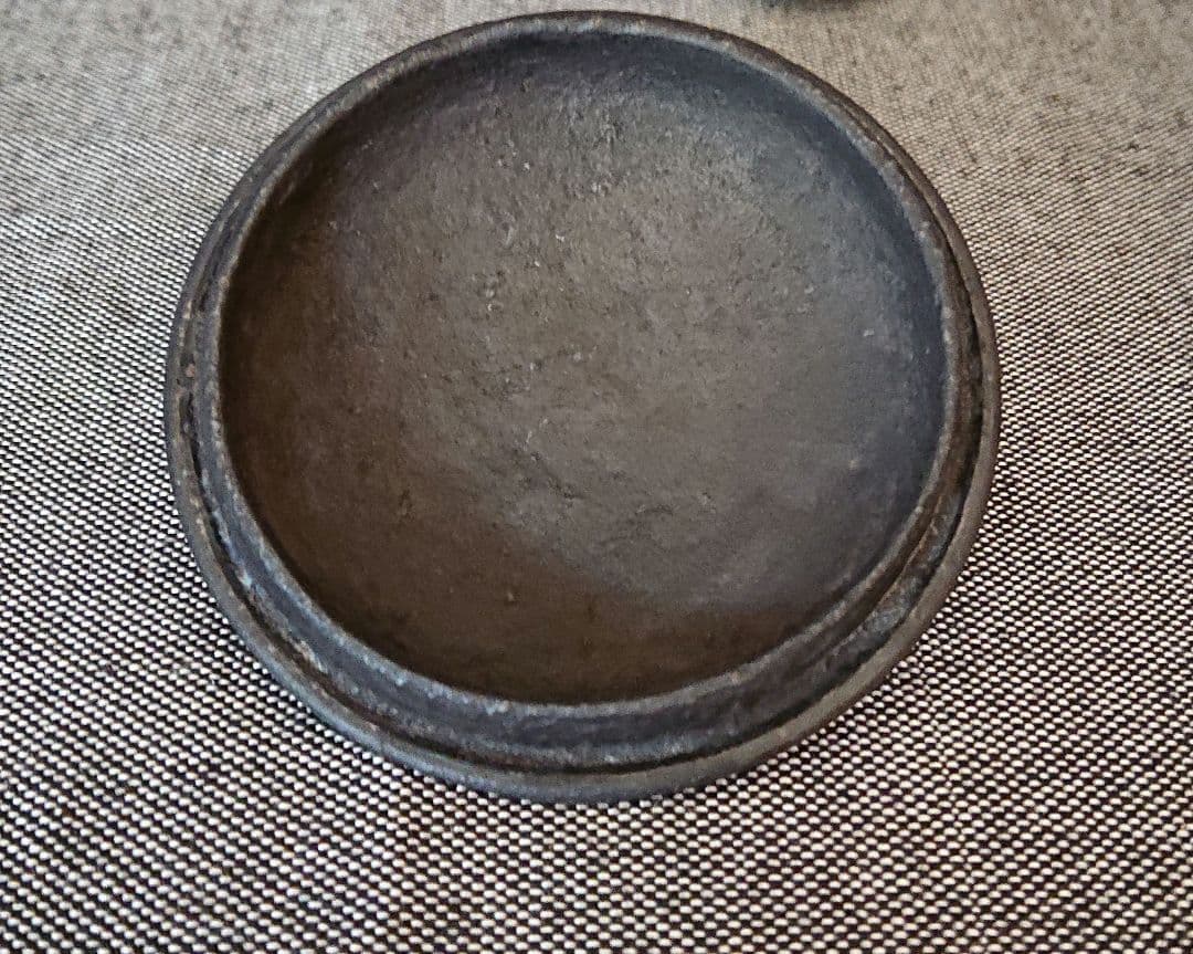 波地紋砂鉄鉄瓶　般若保