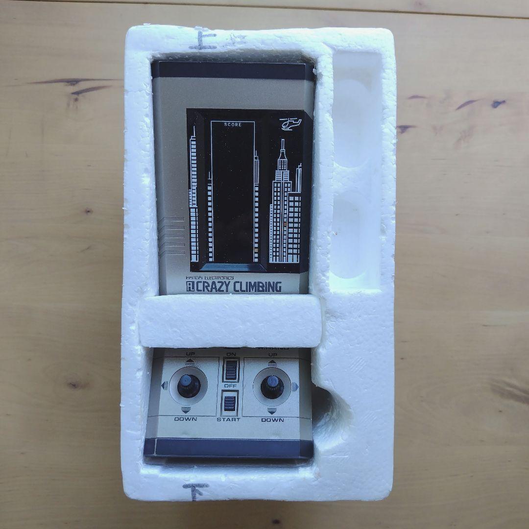 純正専用ACアダプター付【昭和レトロ】バンダイ FLクレイジークライミング