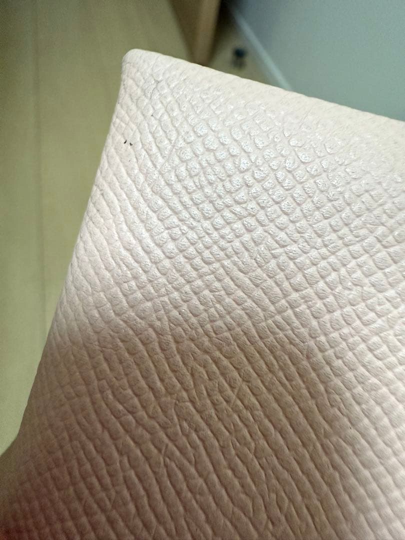 エルメス　ガルヴィ　名刺入れ　ピンク