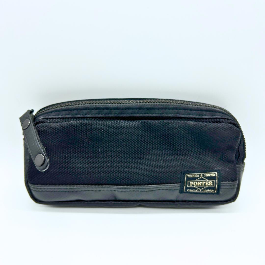 【美品】PORTER ポーター HEAT ペンケース ブラック 筆箱 希少品