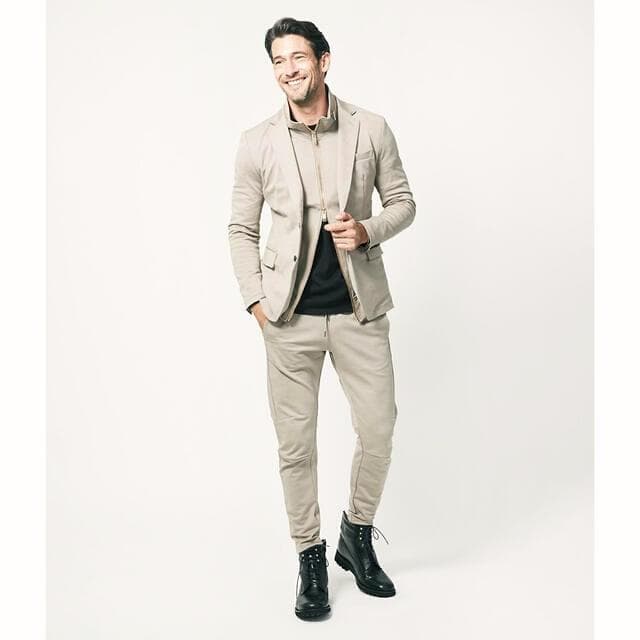 美品☆ジュンハシモト　シャドーカモ　トラックＪＫセットアップ　サイズ２（S）