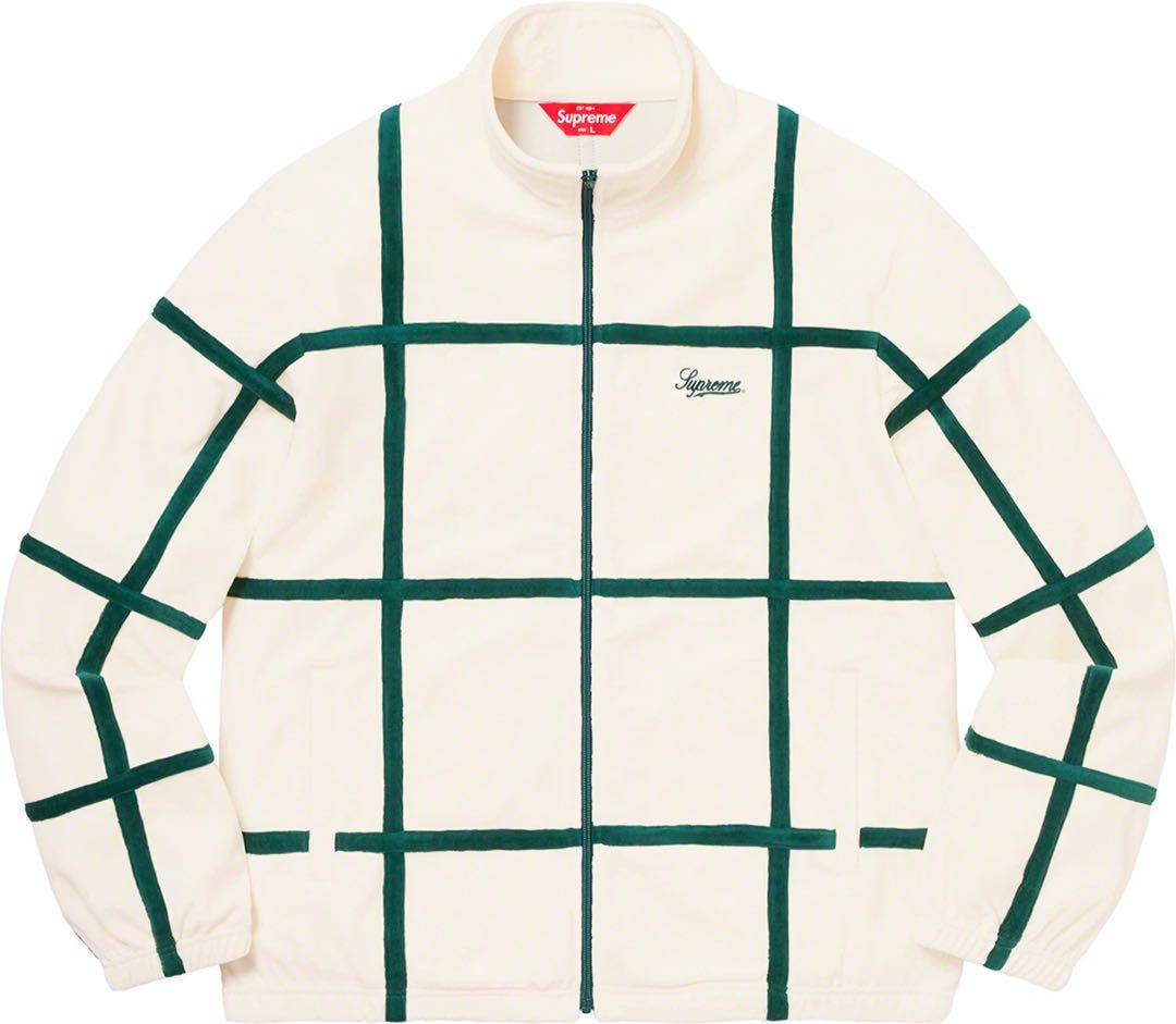 【上L_下Sセットアップ】Supreme Grid Taping Velour