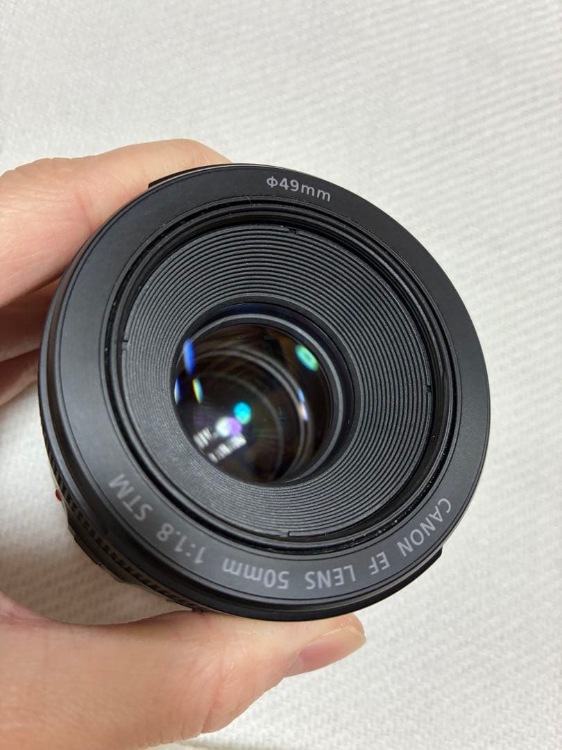 Canon EF 50mm f/1.8 STM レンズ 単焦点