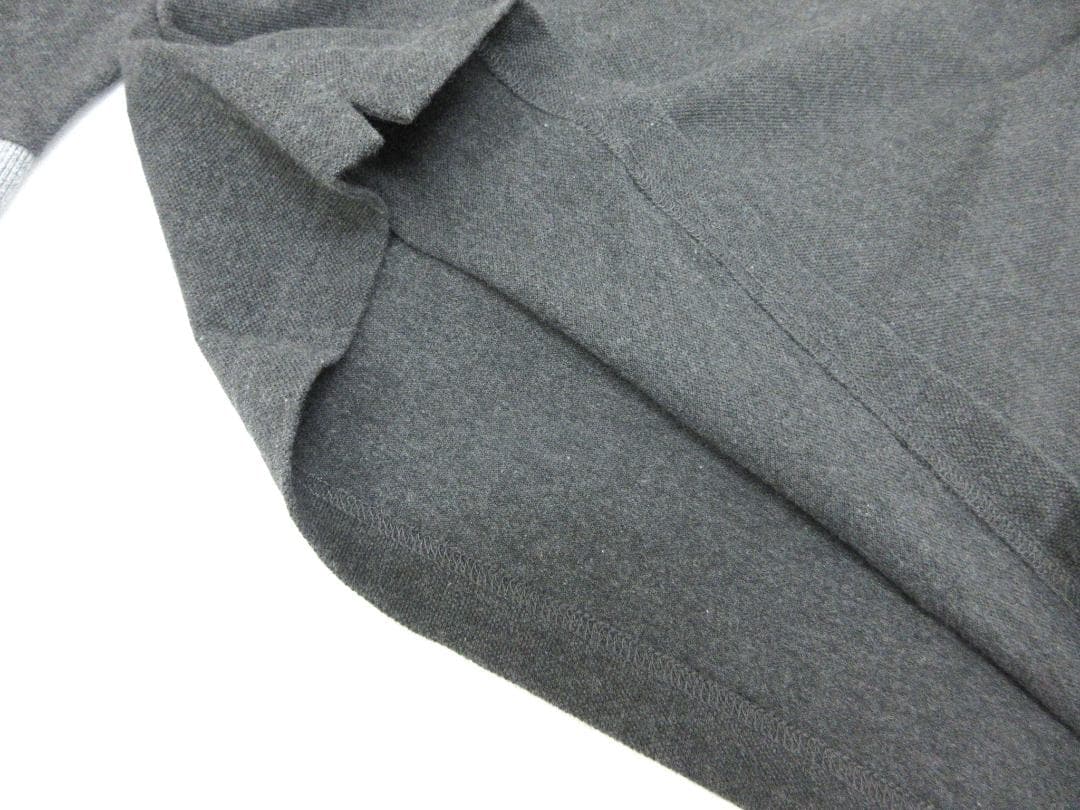 モンクレール 長袖 ポロシャツ スリムフィット メンズ Ｓ グレー （108）a