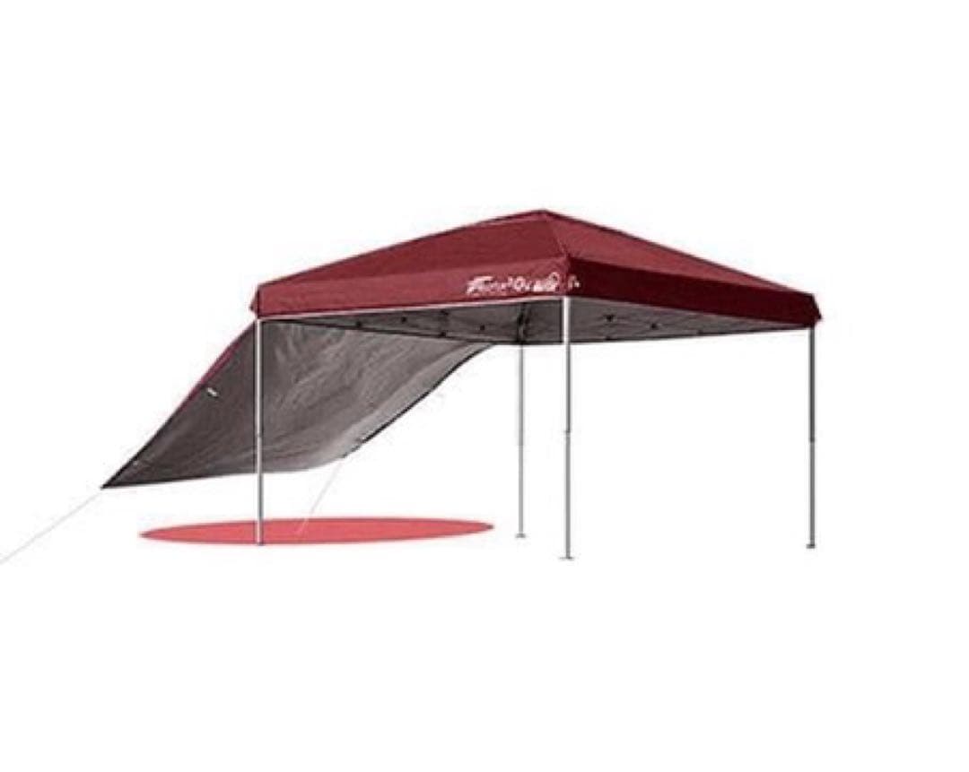 FIELDOOR フィールドア　タープテント 3mx3m ボルドー