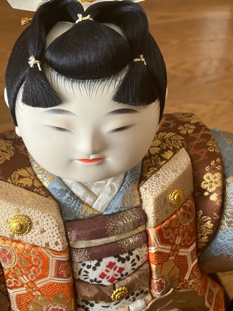御人形司　原米洲　桃太郎　無形文化財技術保存　五月人形