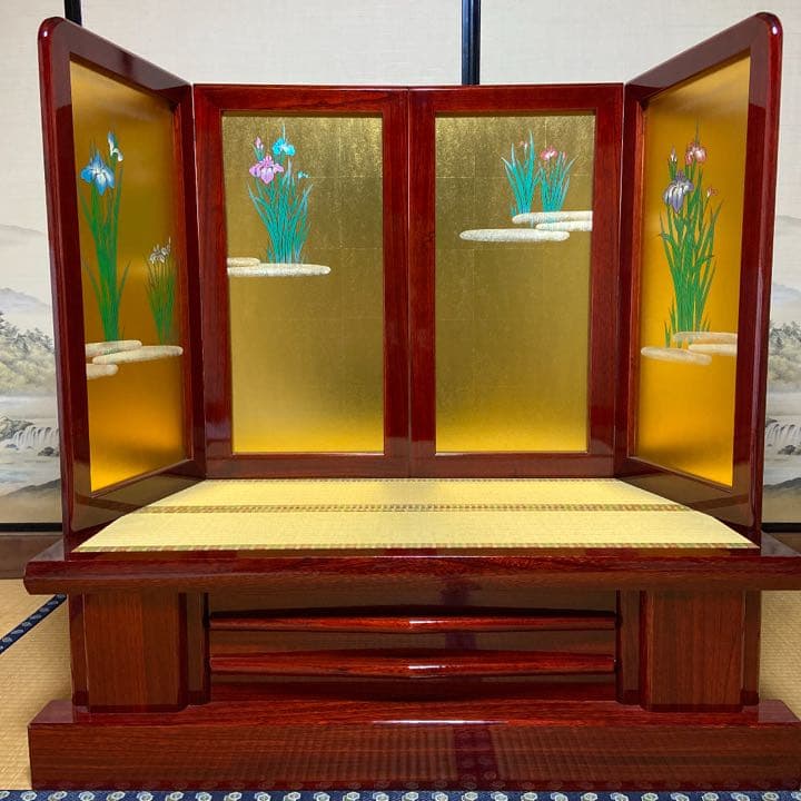 新品！お飾り台　組み立て式　5月人形　鎧兜