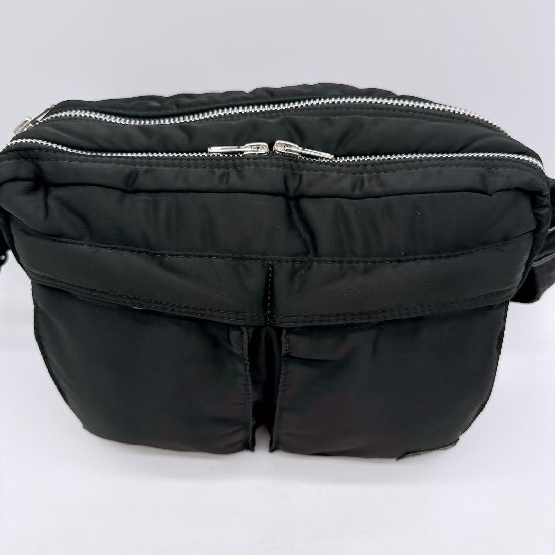 【PORTER】タンカー ショルダーバッグ (L) ブラック 2層