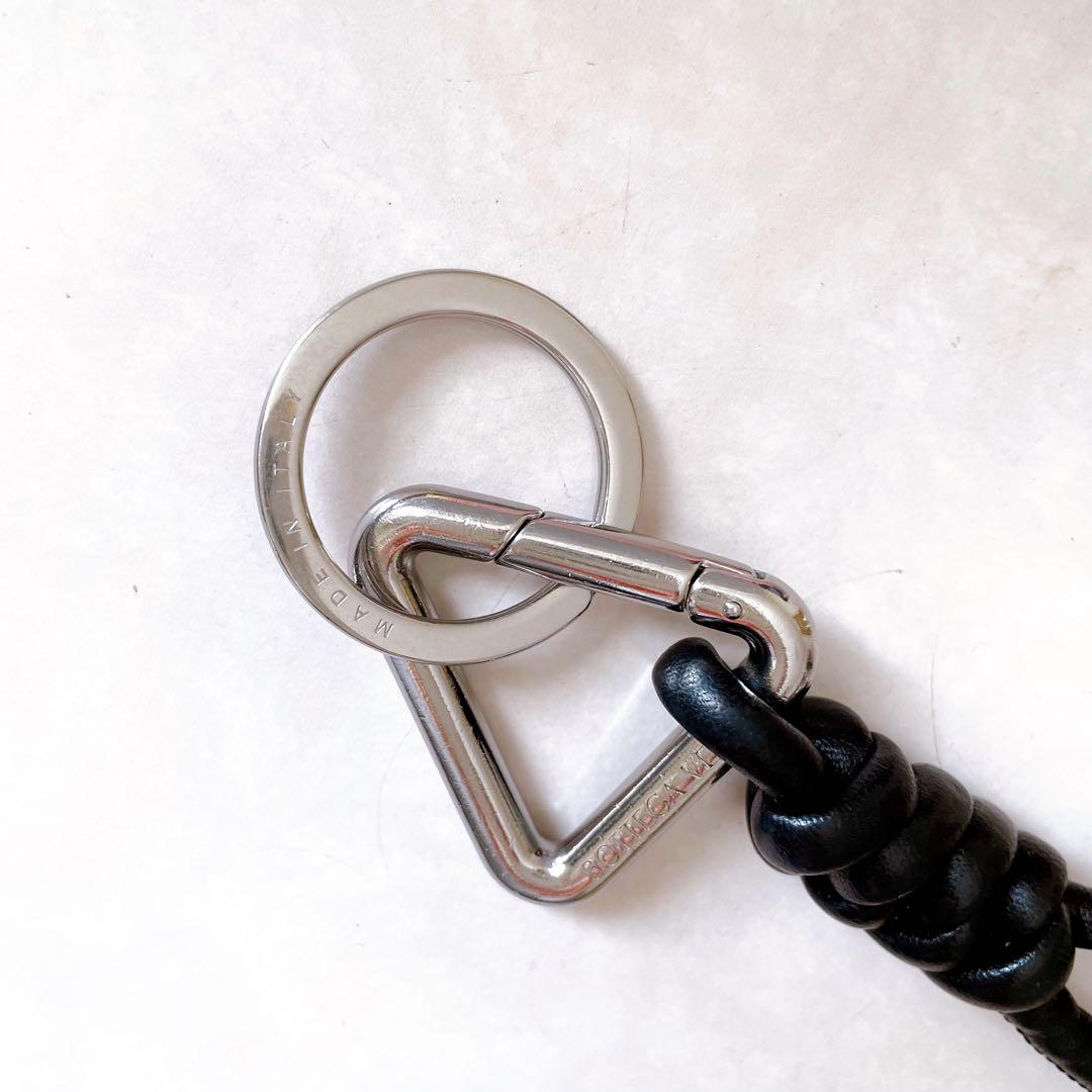 Bottega Veneta ボッテガヴェネタ　キーリング　キーホルダー　黒