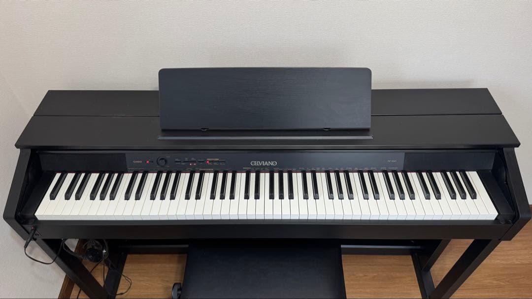 (値下げしました)CELVIANO AP-460 16年製 黒色ピアノ