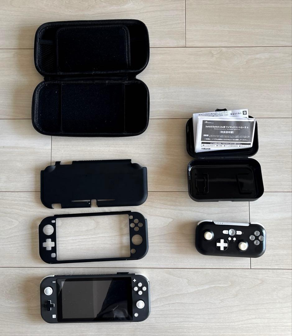Nintendo Switch Lite グレー 本体　ワイヤレスリモコン等付き