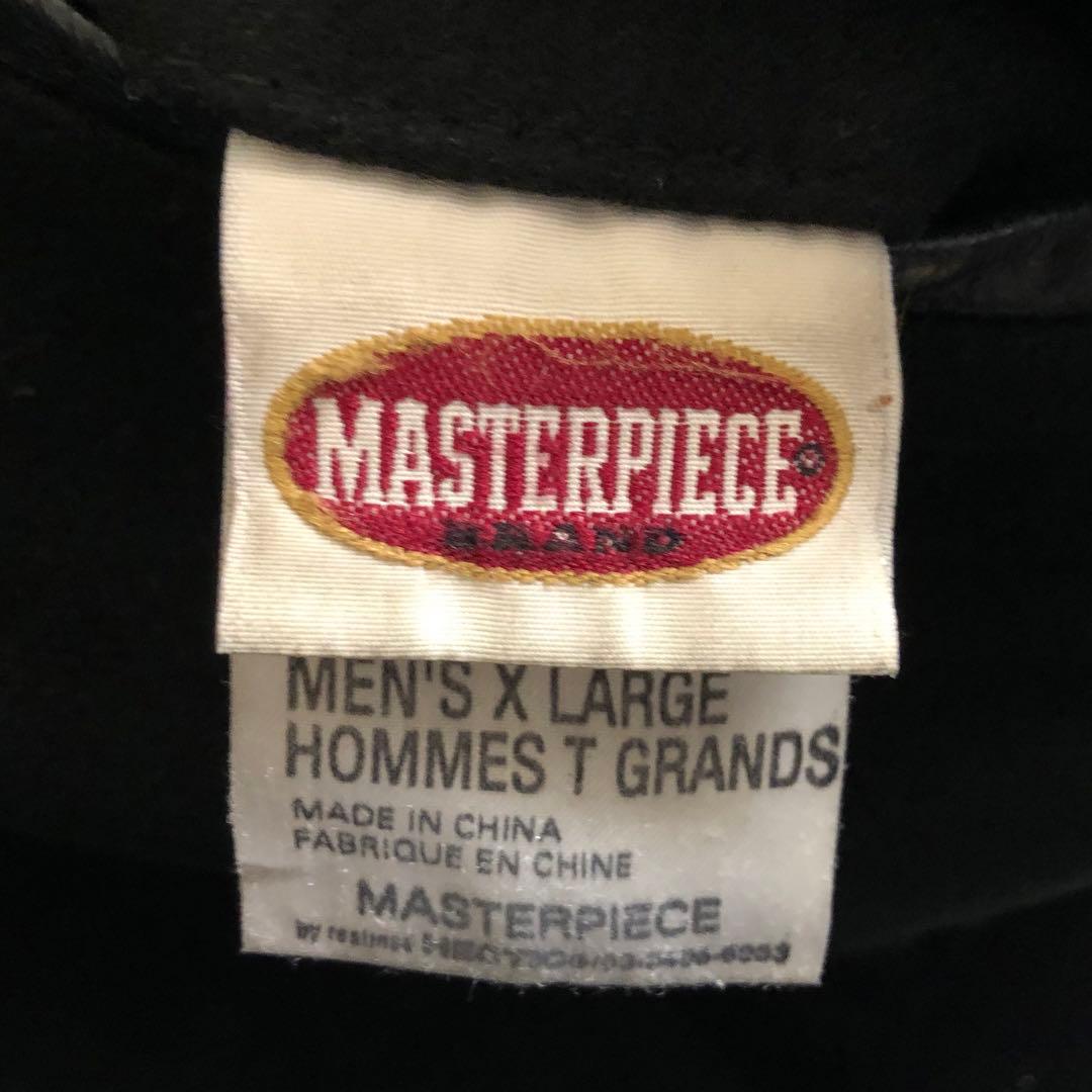 【入手困難】00sマスターピースMASTER PIECE袖レザースタジャン裏原宿