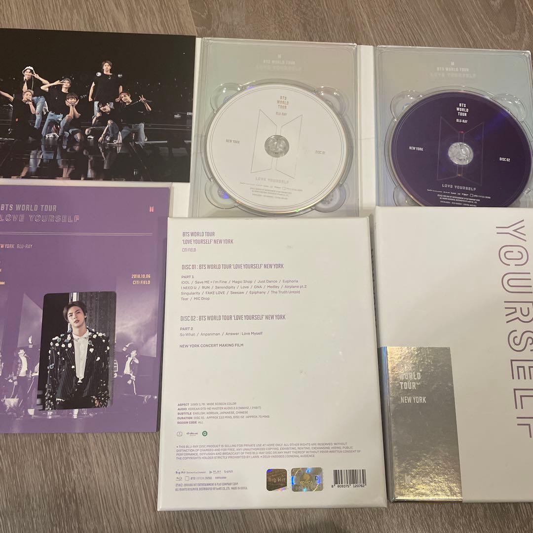 BTS LoveYourself New York Blu-ray ジン　トレカ