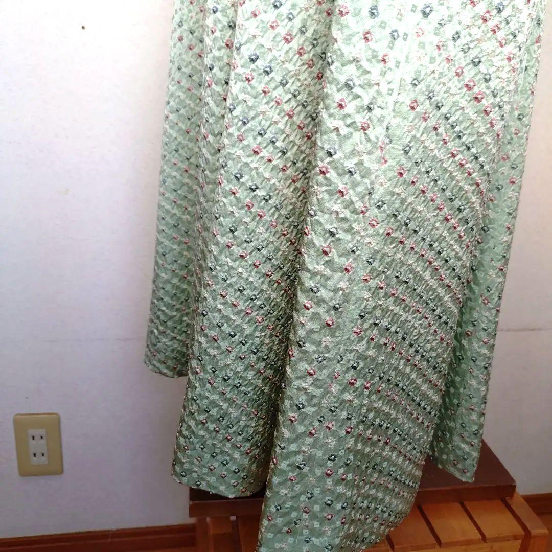 小*豆様 kiyoko koga 絹のお仕立て七分袖ワンピース