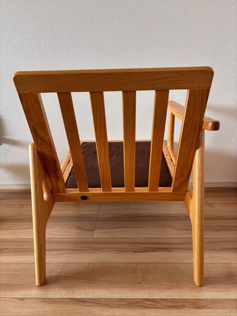 マルニ60 ミナ ペルホネン オーク フレームチェアキノママ②右側