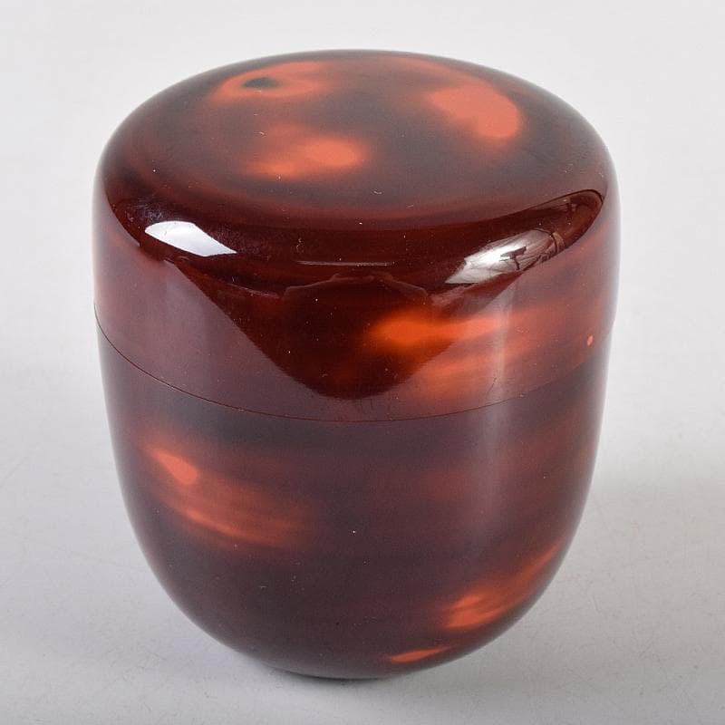 茶道具　漆塗　曙棗　裏千家十三代圓能斎書付箱　V　R8003