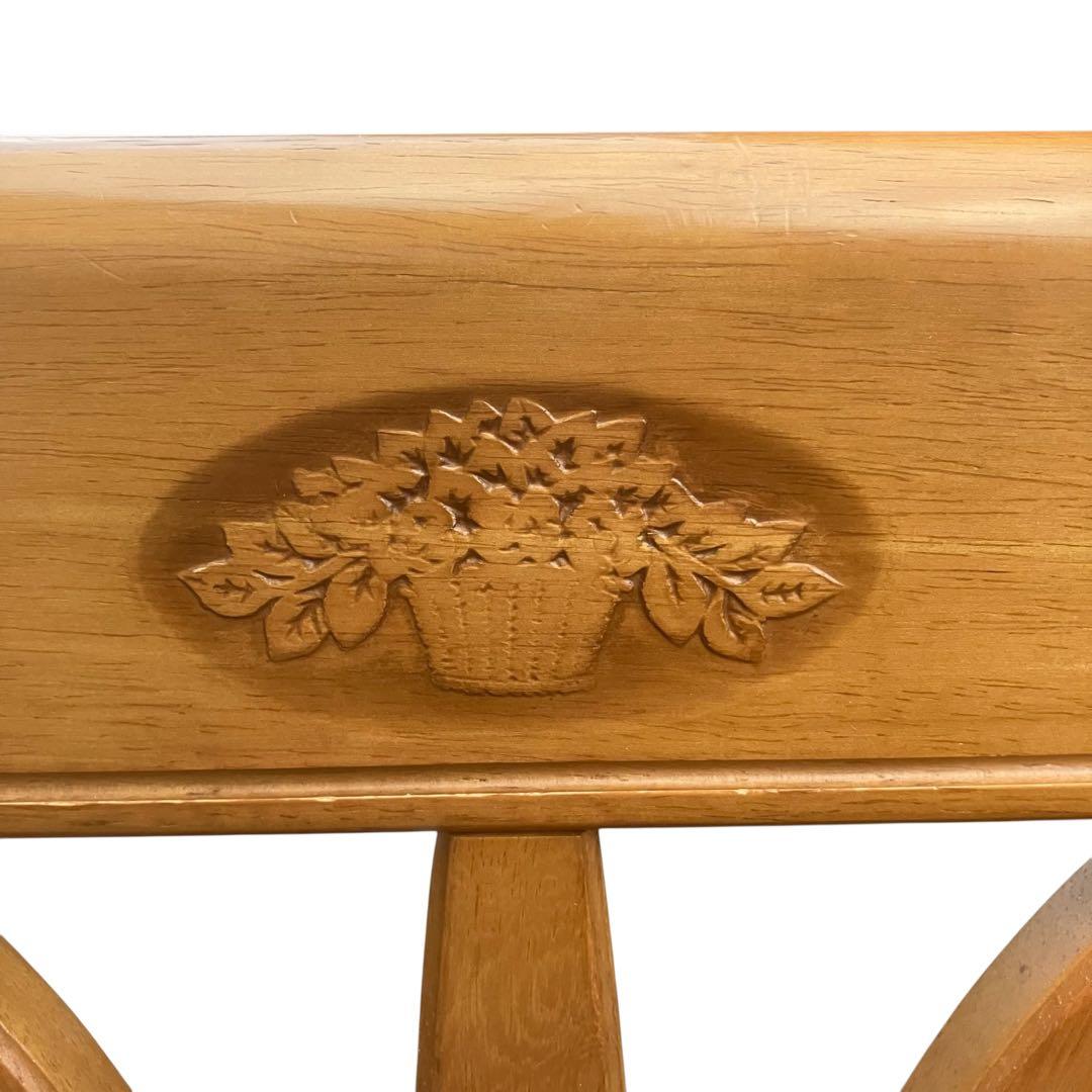 【レア品】karimoku カリモク ダイニングチェア　カントリー調　2脚