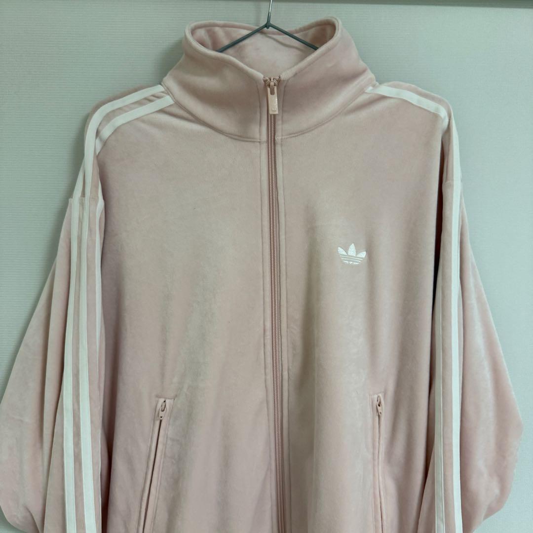 adidas ベロア トラックジャケット