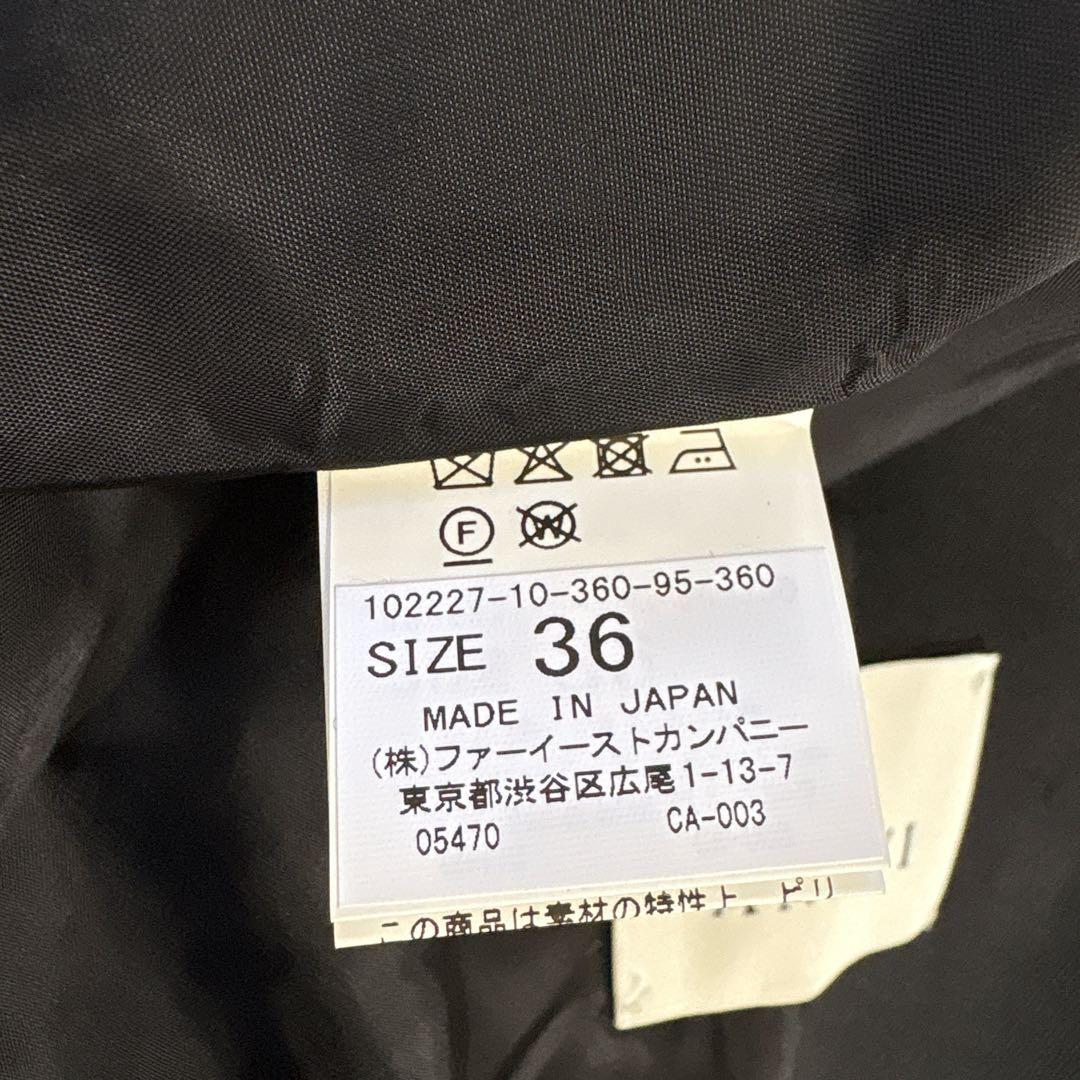 極美品 ANAYI ウールツイルダブル ジャケット 金ボタン ブラック 38