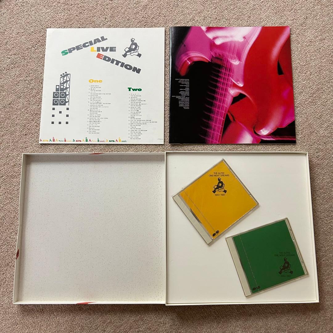 CD未開封 THE ALFEE ライブアルバム ONE NIGHT DREAMS