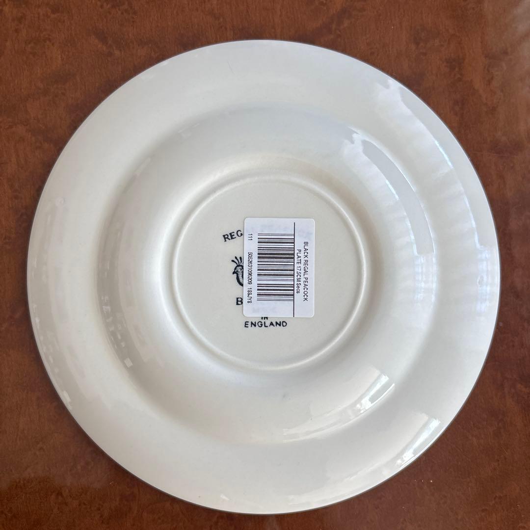 新品　バーレイ ブラックリーガルピーコック　プレートS 3枚　セカンド