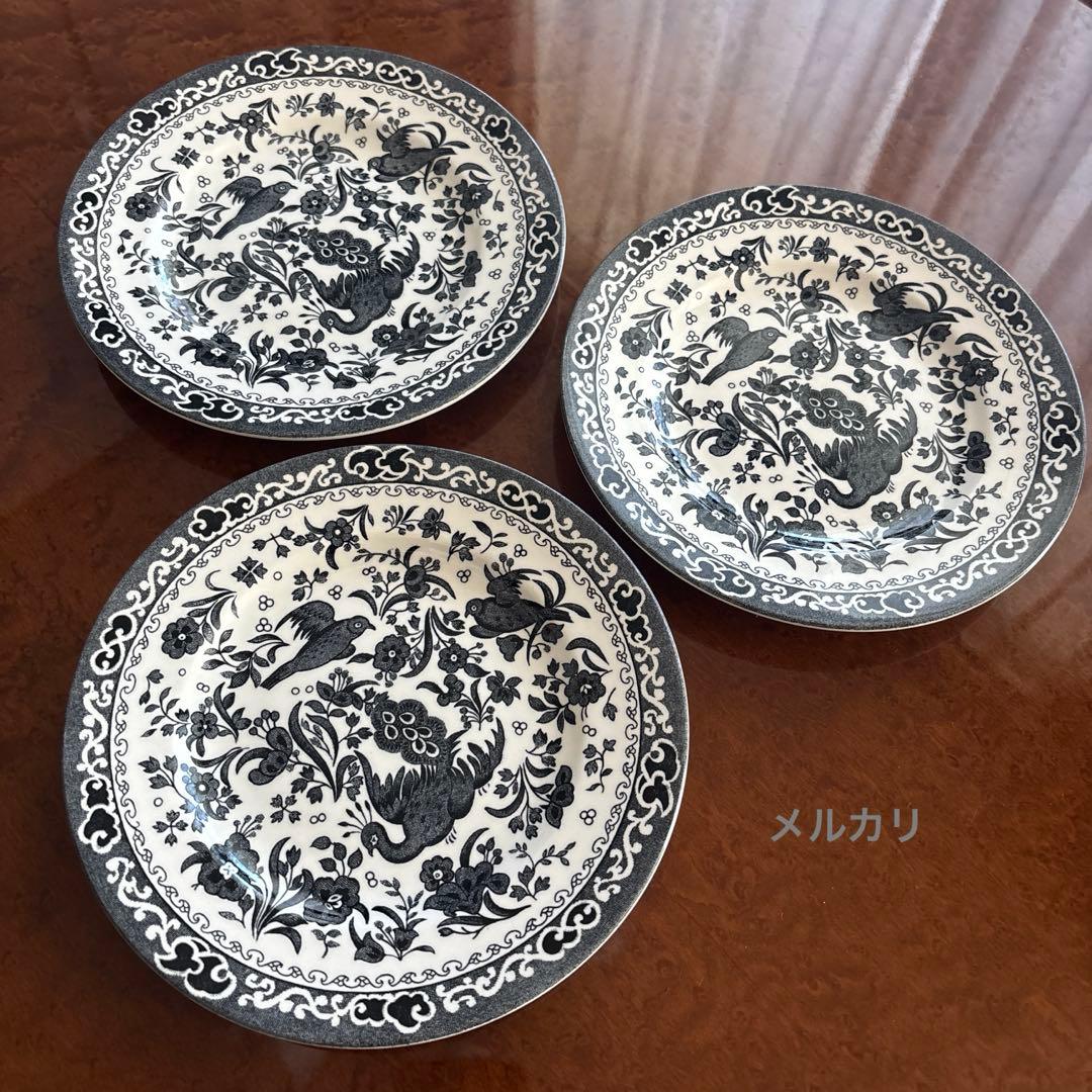 新品　バーレイ ブラックリーガルピーコック　プレートS 3枚　セカンド