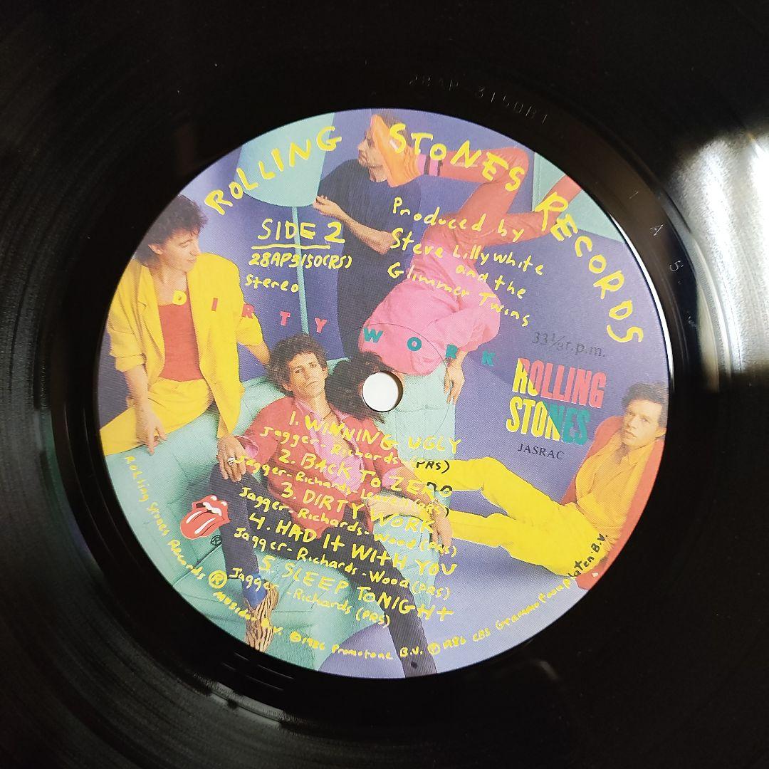 【激レア!!ポスター付き完品ＬＰ】ローリング・ストーンズ／ダーティ・ワーク