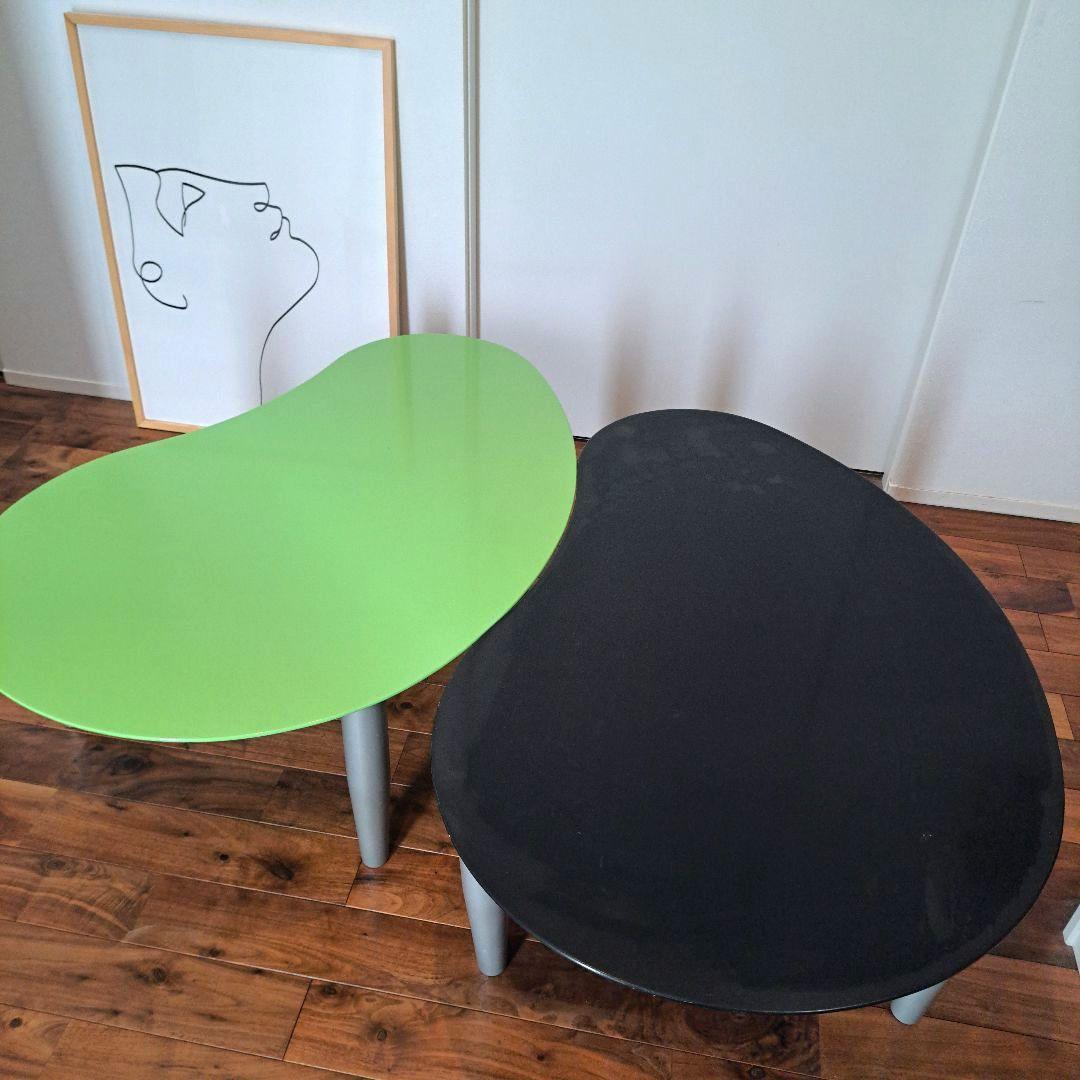 90s ポストモダン　フォールディングテーブル　レトロポップ　スペースエイジ