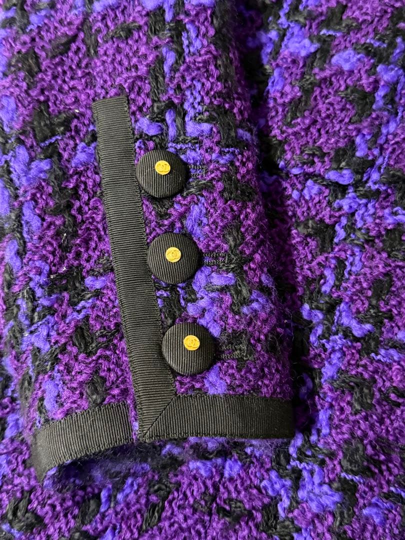 CHANEL 紫 ジャケット