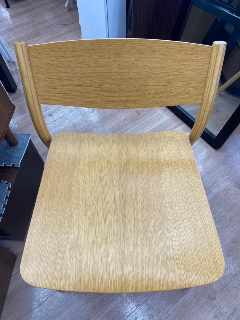 【福岡市限定】オーク材ラウンジチェア 無印良品 ダイニングチェア