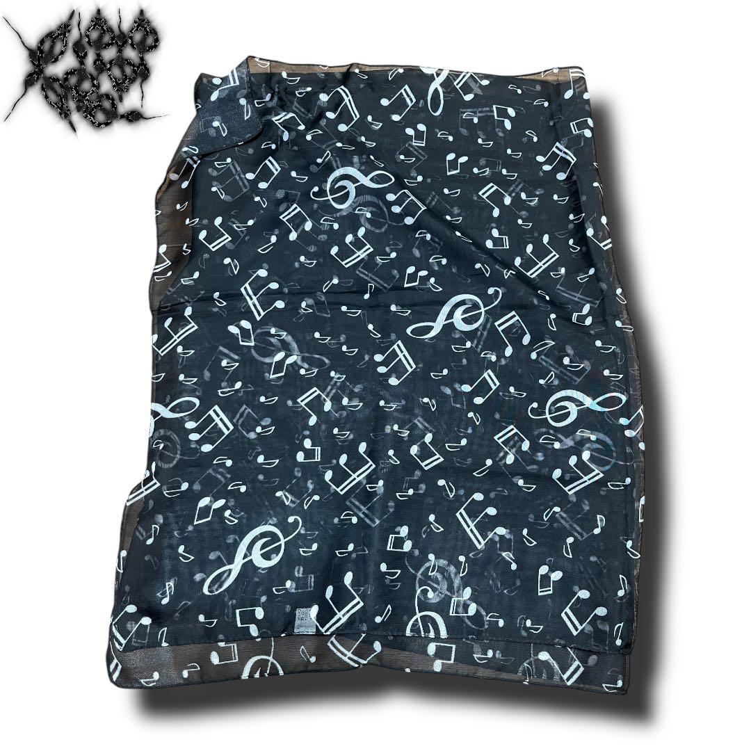 小物 \"Unknown\" Note Pattern Stole