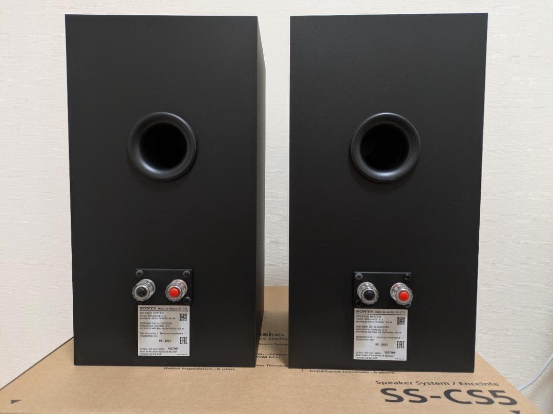 SONY ソニー SS-CS5 ブックシェルフスピーカー(ペア)2021年製