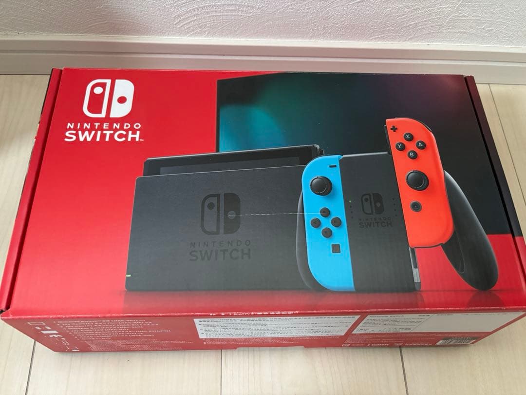 【美品】Nintendo Switch ネオンブルー/ネオンレッド 本体