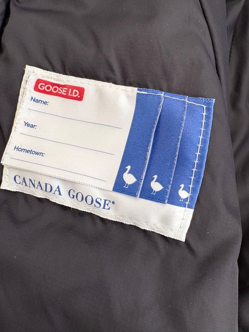 カナダグース キッズ　ダウン ジャケット ブルー 5070KPB 6歳〜7歳