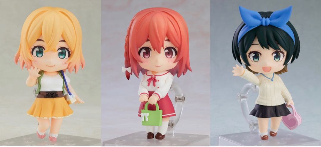 彼女、お借りします　ねんどろいど 瑠夏　麻美　墨　3体セット　新品未開封品