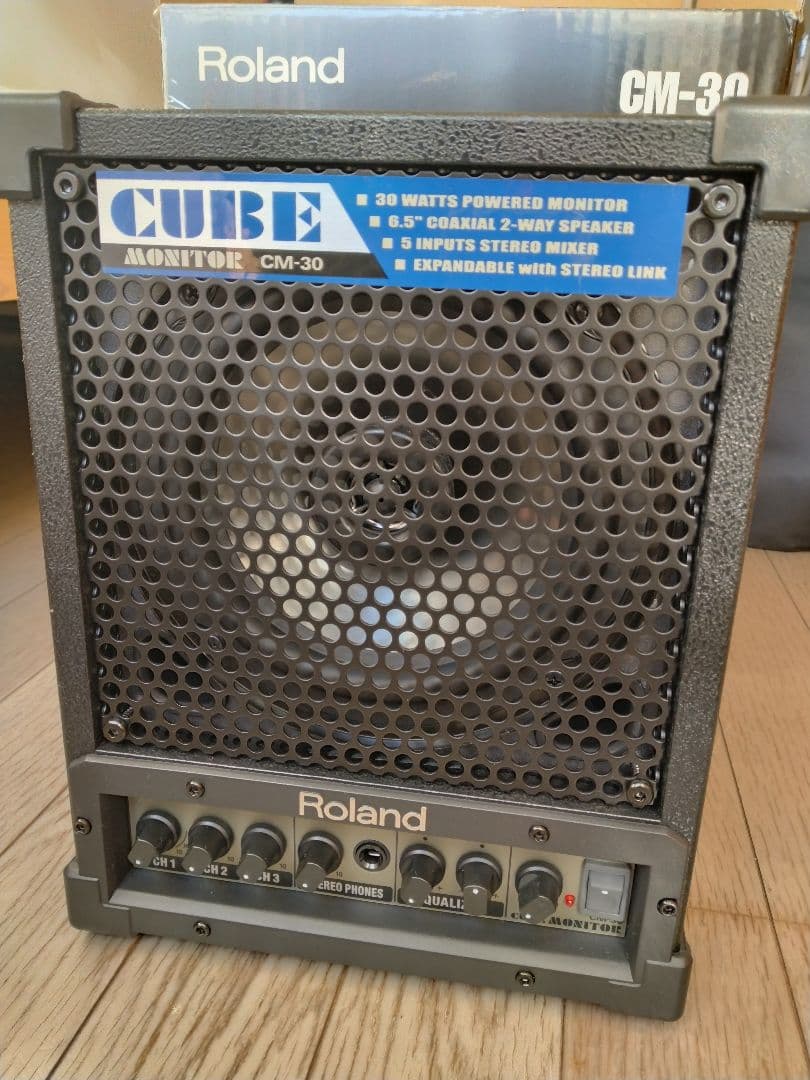 中古良品　Roland CUBE MONITOR CM-30 取説有り