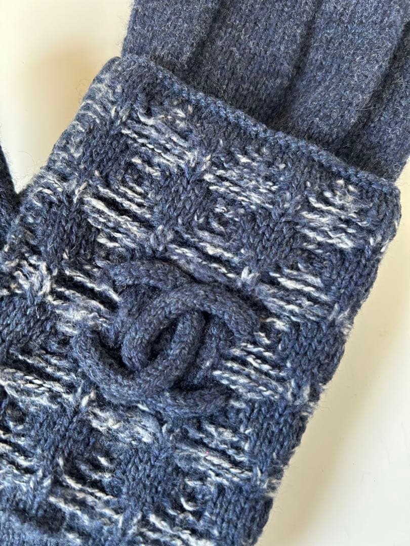 シャネル・カバー付手袋グローブ2WAYタイプ・美品