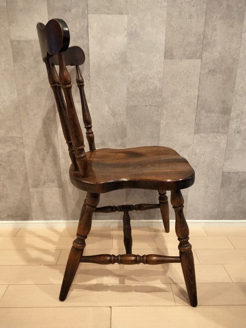 飛騨産業 キツツキマーク ウィンザーチェア アンティーク ヴィンテージチェア　①