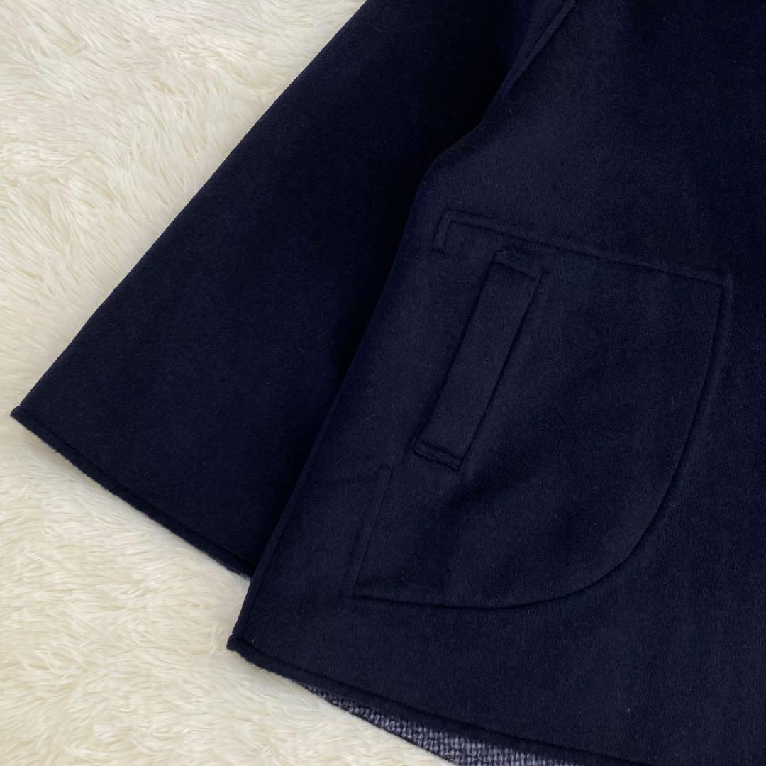 ✨美品✨ nop de nod ミドル丈リバーシブルコート ネイビー Mサイズ