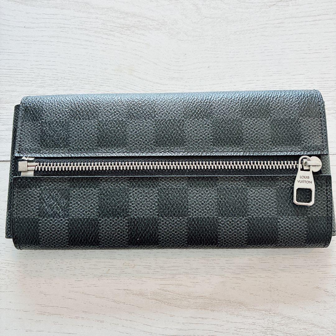 美品 ルイヴィトン ダミエ グラフィット エキュイ エクスペール ペンケース