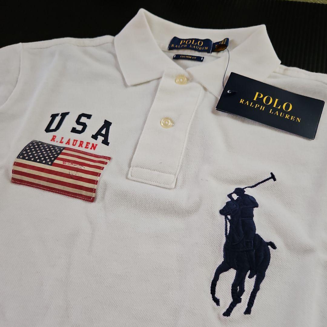 未使用❕POLO 星条旗 BIGPONY ポロ　XS 165/88A