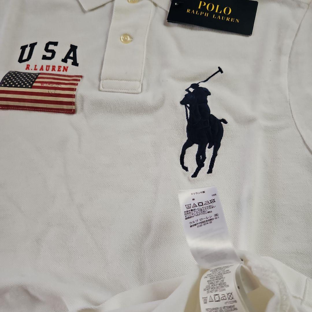 未使用❕POLO 星条旗 BIGPONY ポロ　XS 165/88A