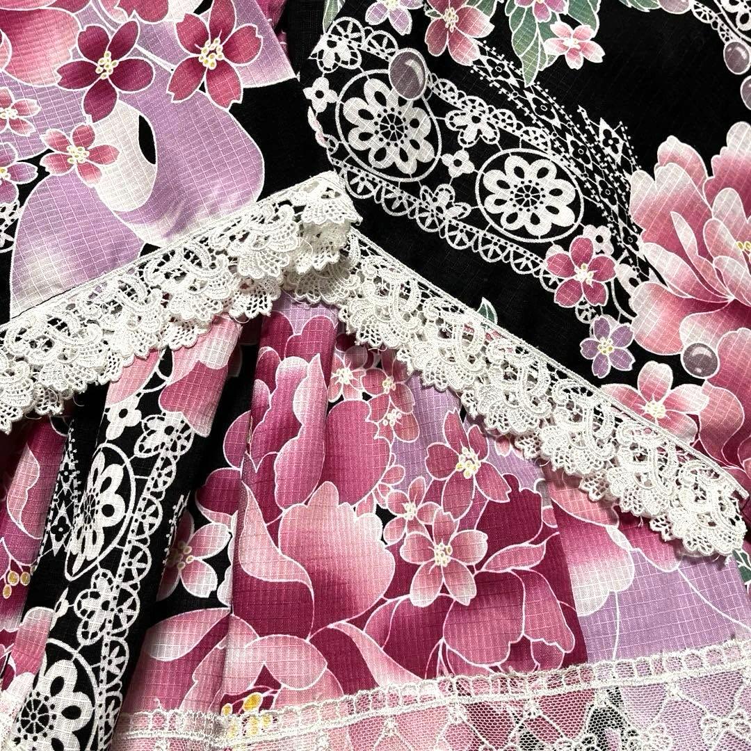 AD⑧浴衣　地雷系　量産型　ドレス　姫ギャル