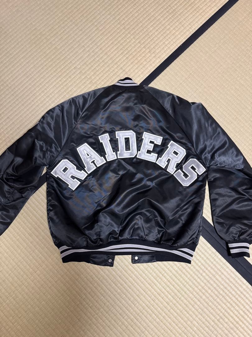Chalk Line RAIDERS スタジャン Mサイズ ブラック kj着
