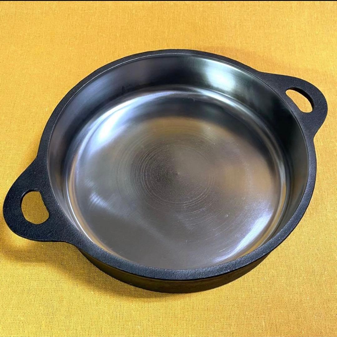 出品同型商品で一番美しい‼️ 山王堂 久慈 砂鉄鍋 25cm すき焼き鍋 南部鉄器