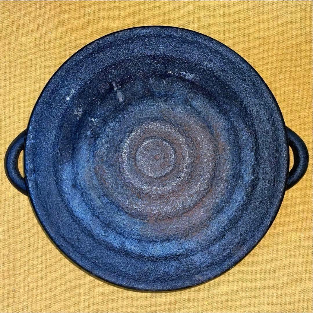 出品同型商品で一番美しい‼️ 山王堂 久慈 砂鉄鍋 25cm すき焼き鍋 南部鉄器